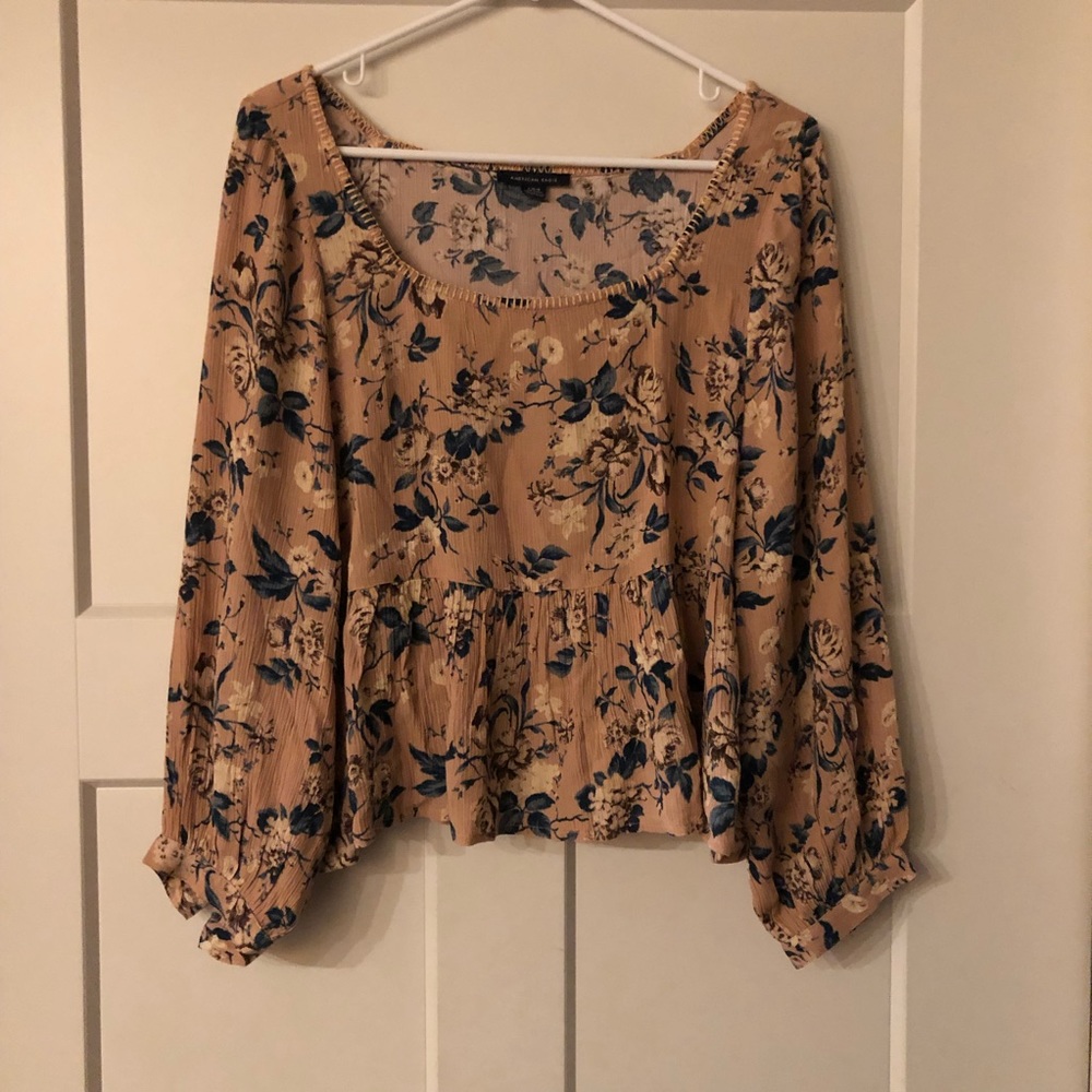 Plush pink blouse